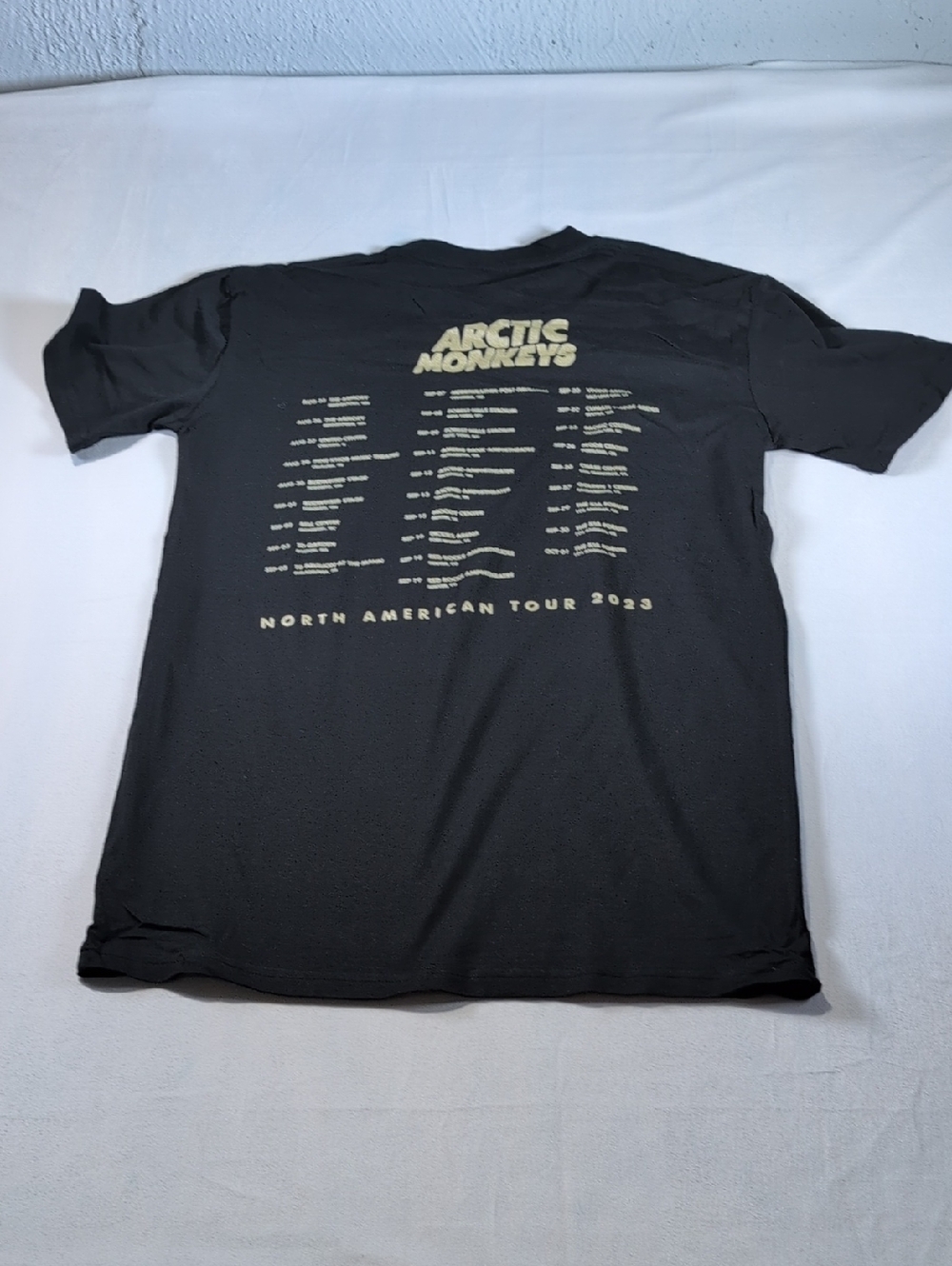 Arctic Monkeys 2023 Tour Black T-Shirt Size Med NWOT - Picture 6 of 7